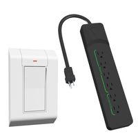 Stanley 31176 PowerMax Remote, 6-Outlet Indoor Remote Control Power Strip