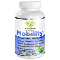 Mobility: Doctor Recommended Premium Joint Care Formula- #1 Anti-Inflammation,Pain & Ache Soothing Joint Lubrication Supplement- Glucosamine, Chondroitin Sulfate, MSM, Turmeric, Boswellia- 60 Tablets