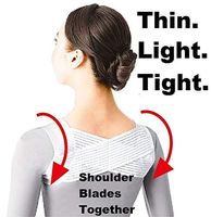 Posture Corrector Back Brace Hidden Under Clothes Adjustable Comfortable Flexible Kid Teen Youth Women Shoulder Spine Correction (S-M)