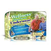 Wellness Absorbent Underwear w/ NASA Technology, Large, Pack/16
