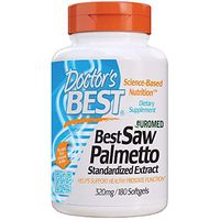 Doctor's Best Saw Palmetto 320 Mg Softgels, 180 Count