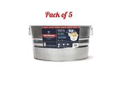 Behrens 2GS 15 Gallon Round Galvanized Steel Tub (Pack of 5)