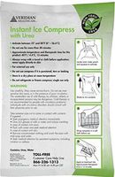Veridian 24-921 Instant Ice with Urea Compress (Case of 24), Compresses Size 6" x 9", Non-Toxic Urea Provides Instant Cold Relief, Helps Relieve Pain and Swelling, Squeeze to Activate