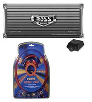 Boss Armor AR4000D 4000w Mono Car Audio Class D Power Amplifier+Remote+Amp Kit