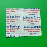 100Pcs Square Wound Sticker Waterproof First Aid Care Adhesive Bandages