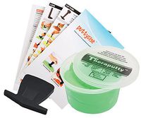 TheraPutty Standard Exercise Putty Green 1 LB + Puttycise Key Turn TheraPutty Exercise Tool + Manual Bundle