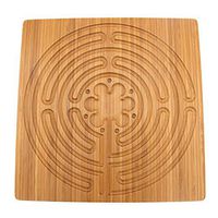 Chartres Finger Labyrinth for Mindfulness and Meditation. Reduce Stress and Find Calm. (Square-Chartres-Small)