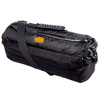 Cali Crusher 100% Smell Proof Duffle Bag w/Combo Lock (Black/Orange, 16in)