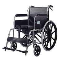 Wheelchair Medical Equipment Aluminum Alloy Light Transport Folding Portable Travel Chair Elderly Disabled with Seat Scooter Wide for Adults Elderly