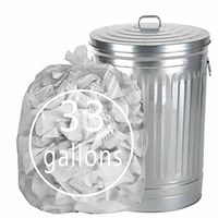 Cand 33 Gallon Clear Large Trash Bags, 70 Counts, F