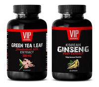 Weight Loss Food - Green Tea - Korean Ginseng - Combo - red maca Powder Natural - (2 Bottles Combo)