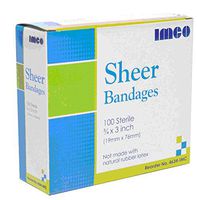 Plastic Bandage Strips 3/4 x 3 100 per box