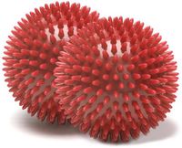MERRITHEW Massage Ball, Pair (Red), 2.7 inch / 7 cm each