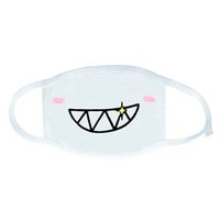 Lightclub White Anime Emoticon Mouth-Muffle Kaomoji Anti-Dust Cute Kawaii Lovely Face Mask (2)