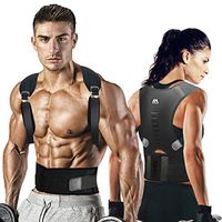 maysuwell Back Brace Posture Corrector |Fully Adjustable Support Brace for Men and Women|Improves Posture and Provides Lumbar Back Brace| Lower and Upper Back Pain Relief(Medium)