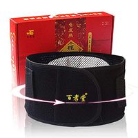 ZFF Self-Heating Lumbar Brace,Lower Back Support Belt for Men & Women Pain Relief,Disc Disease Lumbar Supports (Color : Black, Size : L)