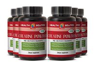 Creatine monohydrate unflavored - CREATINE Powder 100g - Improve Strength and Muscle Function (6 Bottles)