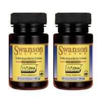 Swanson Life's Dha (Vegetarian) 200 Milligrams 30 Veg Sgels (2 Pack)