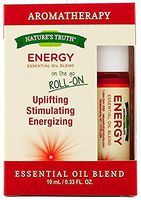 Nature's Truth Essential Oil Roll-On Blend, Energy 0.33 oz (Pack of 4)