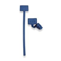 Levenger Leather Cable Organizers Cable Tie, Cobalt (AL13240 CB)