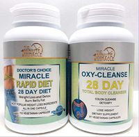 Miracle Rapid Diet 28 Day Diet - Weight Loss and Colon Cleanser - Keto Diet Pills and Fat Burner