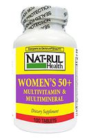 Nat-rul Health Women's 50+ Multivitamin and Multimineral 100 Count …
