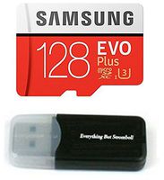 Samsung Galaxy S9 Memory Card 128GB Micro SDXC EVO Plus Class 10 UHS-1 S9 Plus, S9+, Cell Phone Smartphone with Everything But Stromboli (TM) Card Reader (MB-MC128)