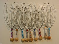 10 Scalp Head Neck Scratcher Massager Stress Releif Tool Acupressure Therapy