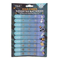 30 Pieces Watch Batteries AG1 364, AG3 392, AG4 377, AG5 393, AG12 386, AG13 357