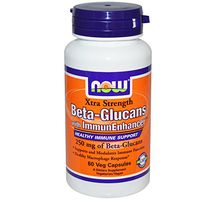 Now Foods Beta-Glucans with ImmunEnhancer 250mg - 60 Vcaps 3 Pack