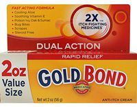 Gold Bond Medicated Anti-Itch Rapid Relief Cream 2 oz (Pack of 2)