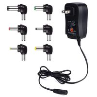 SoulBay 30W 3V 4.5V 5V 6V 7.5V 9V 12V Switching Power Supply Replacement AC/DC Adapter for Tablet Routers Speakers LCD CCTV Camera CD Player Household Electronics