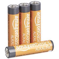 AmazonBasics AAA 1.5 Volt Performance Alkaline Batteries - Pack of 4
