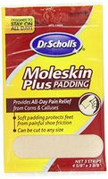 Dr. Scholl's Moleskin Plus 3 Strips-0.04 oz. (Quantity of 4)