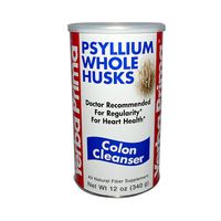 Yerba Prima Psyllium Whole Husks Colon Cleanser 12 Ounces (Multi-Pack)