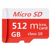 Micro Mini SD Card 128GB, SRUN Small Memory Card for Micro Mini SD/XC/HC Class 10 UHS-I High Speed Memory Card for Phone,Tablet and PCs - with Free Adapter
