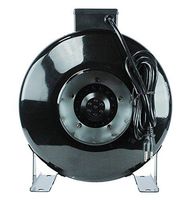 PrimeGarden 6'' HIGH CFM Hydroponic Air Blower Inline Duct Fan for Hydroponics Indoor Grow Tent Ventilation System (6'' Inline Fan)
