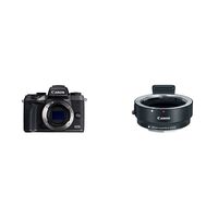 Canon EOS M5 Mirrorless Camera Body - Wi-Fi Enabled & Bluetooth + Canon EOS M Mount Adapter