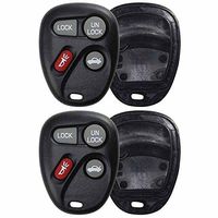 KeylessOption Just the Case Keyless Entry Remote Key Fob Shell (Pack of 2)