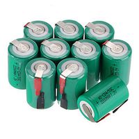 WINDMAX 10PCS 1.2V 2200mah Green 4/5 SubC Ni-CD Rechargable Batteries