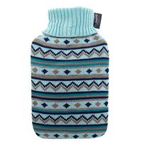 YUN Colorful Knit Jacket PVC Water Injection Explosion-Proof Hot Water Bottle 2L