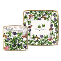 Michel Design Works 8 Count Lunch/Dessert Paper Plates, Green Meadow
