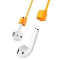 Creazy Magnetic line Sport Silicone Anti-lost Strap For iPhone 7 & 7 Plus AirPods (orange)