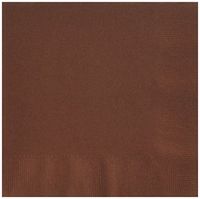 Chocolate Brown 3-Ply Dinner Napkins | Pack of 20 | Party Supply