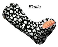 Regular Leg Cast Cover - Skulls (Toddler)