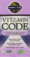GARDEN OF LIFE VITAMIN CODE RAW PRENATAL 180 ct (Pack of 2)