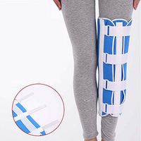 Knee Immobilizer Brace - Universal Post Operation/Trauma Panel Knee Immobilising Brace - Adjustable Knee Brace Support,L