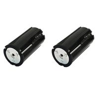 GFORTUN 2PCS 3 X 18650 Parallel Battery Holder Adapter Cylinder Battery Storage Case Black Plastic