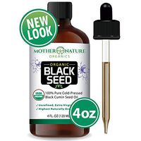 100% USDA Organic Certified Premium Black Cumin Seed Oil | Darkest & Highest TQ Content 1.08% | Nigella Sativa | Undiluted | Cold Pressed | Solvent Free | Certified Vegan & Non-GMO (4 oz)