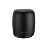 dodocool Wireless Speakers Mini Small Portable BT Speakers Built-in Mic and Selfie Remote Control, Low Harmonic Distortion for iPhone iPad Android Smartphone More (Black)